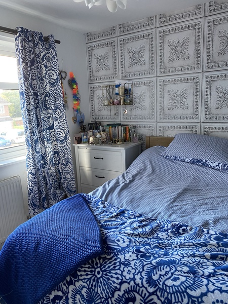 To ask what your bedroom looks like?