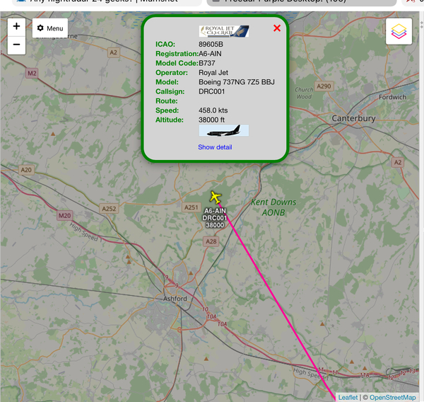 Any flightradar 24 geeks?
