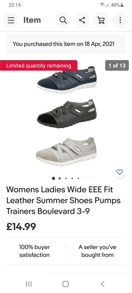 Shoes for elderly feet