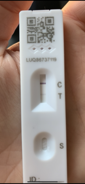 Is this a positive lateral flow?