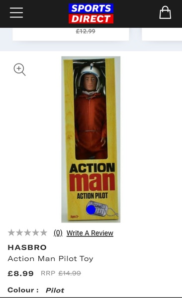 That they have stopped making action man and accessories?