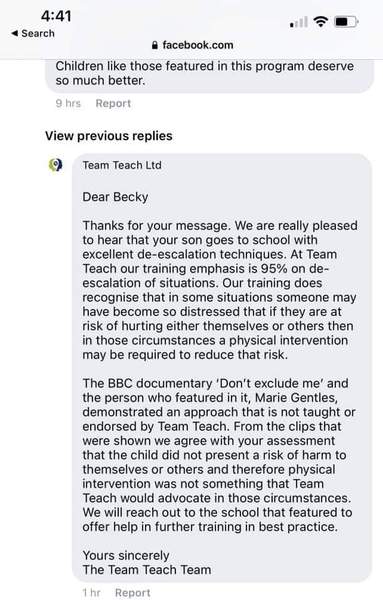 AIBU to think holding children down for “educational” purposes is bad?