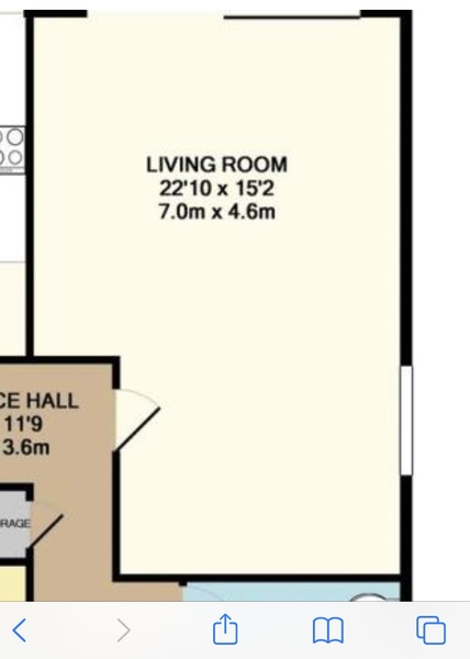 If you have a 20ft living room…