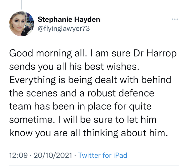 Harrop MPTS Hearing
