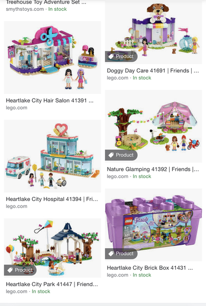 To feel uncomfortable about gender representation in kids toys?