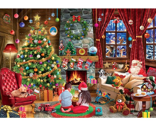 To put jigsaw in advent calendar