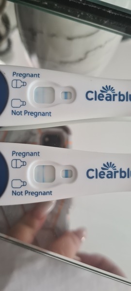 Evap line on clear blue? 9dpo
