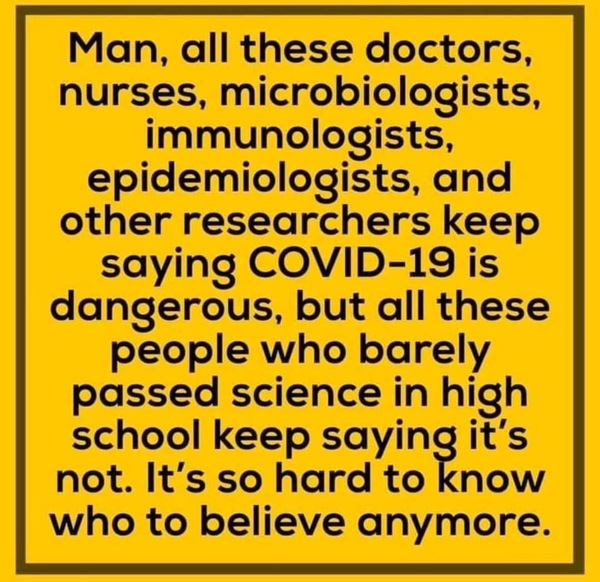 To think this is appalling (anti vax protests)