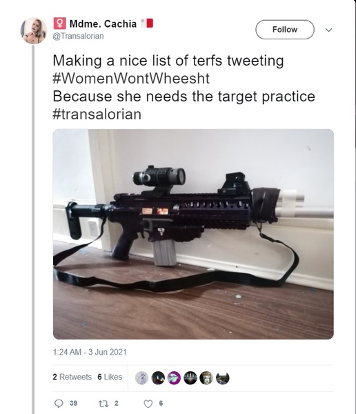 Anyone have an update on the gun toting Brunel Incel who threatened Marion Millar?