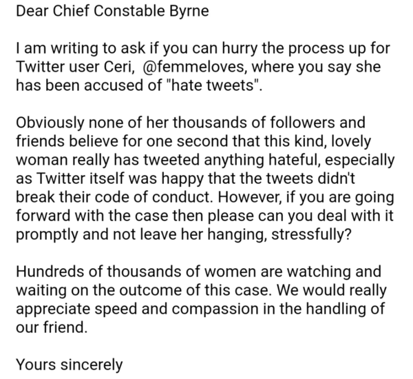 Have you read @FemmeLoves speech about PSNI and He Who Shall Not Be Named?