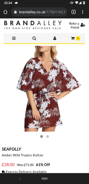 Help me find a kaftan for an upcoming beach holiday?