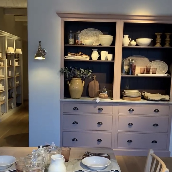 To think this kitchen is lovely and not too girlie?