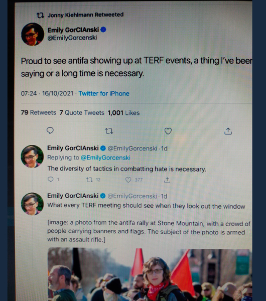 DD has just called me a bloody T*RF!