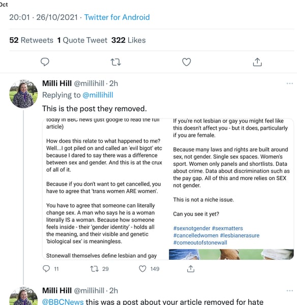 BBC article about cotton ceiling