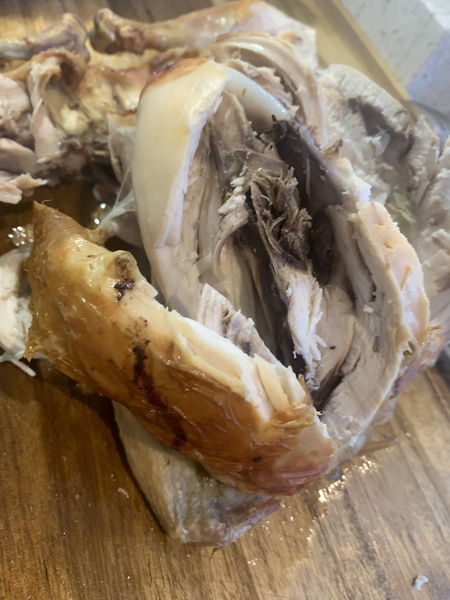 To not eat this chicken