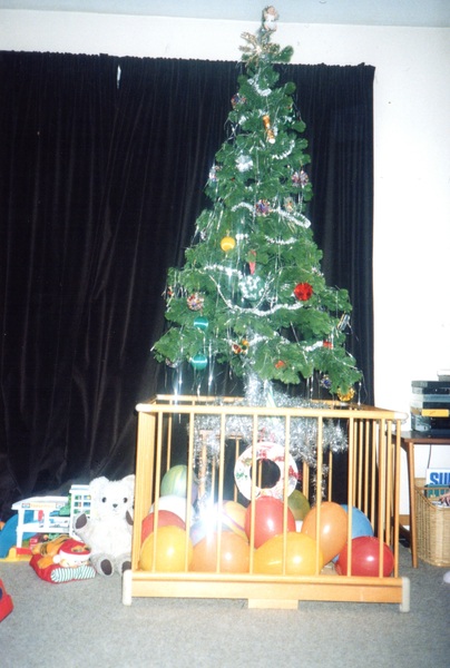 Keeping toddlers away from the tree