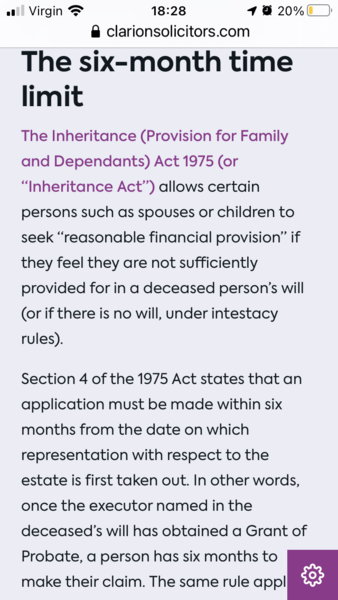 Cheated out of inheritance.