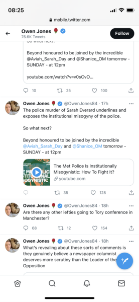 Owen gets owned by his own block list