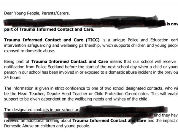 AIBU to ask if school get notified automatically if police attend a home address?