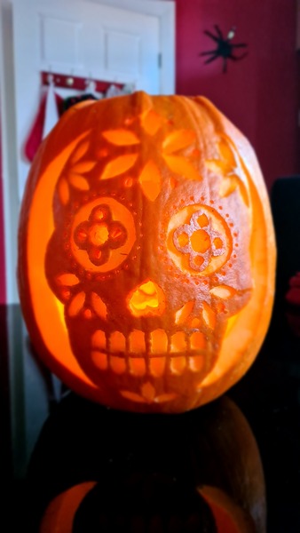 As much as I'm having fun carving my pumpkin with the following random tools...