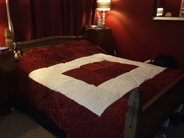 To ask what your bedroom looks like?