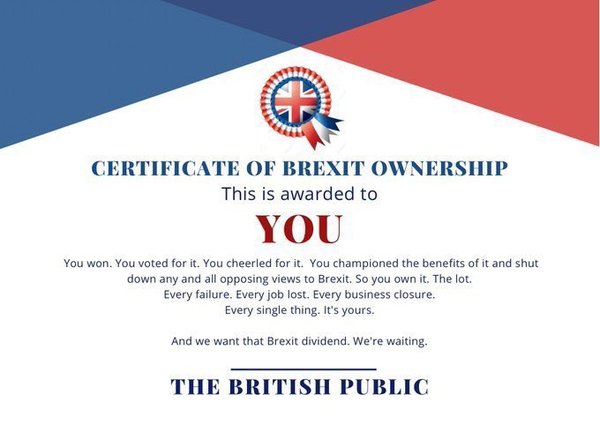 Brexit Megathread - Part 1 because it's not over by a long shot