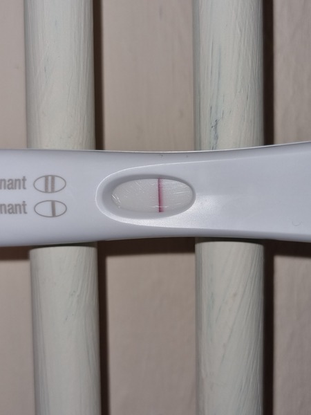 Line eyes or faint positive