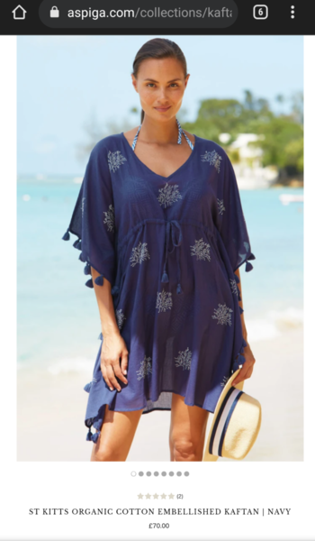 Help me find a kaftan for an upcoming beach holiday?
