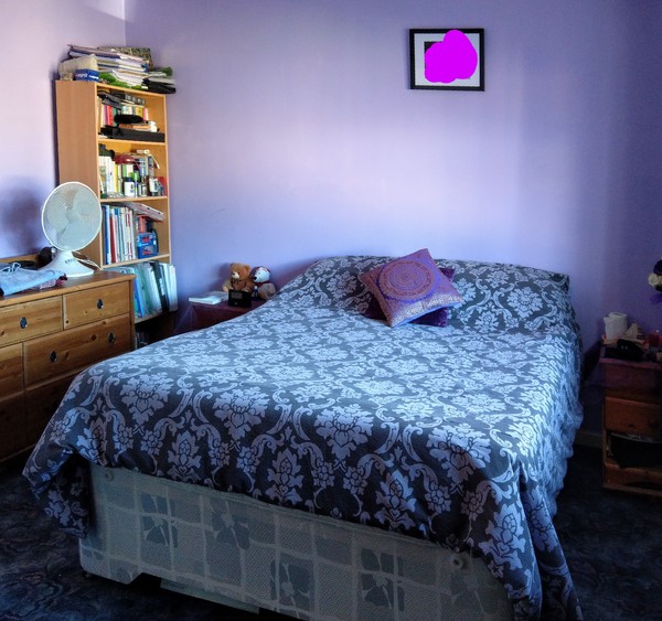 To ask what your bedroom looks like?