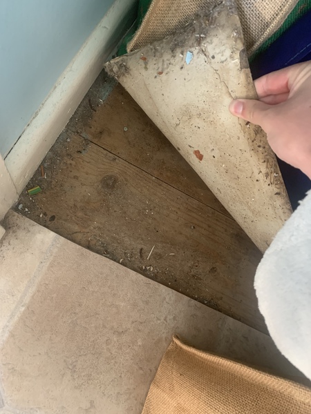 Floorboards in a sixties build
