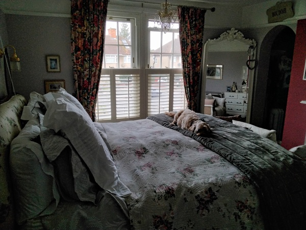 To ask what your bedroom looks like?
