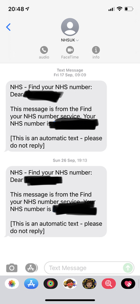 Covid pass text