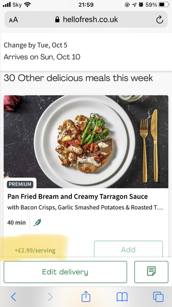 Question for Hello Fresh users