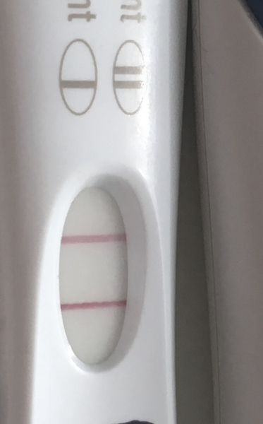 Can you see a faint line?