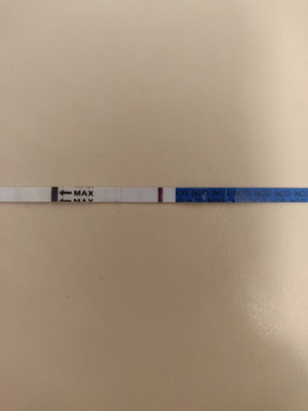 Faint line or positive