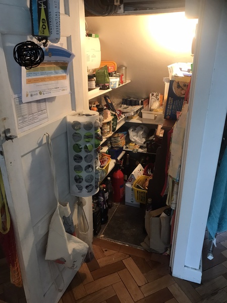 Under stairs pantry