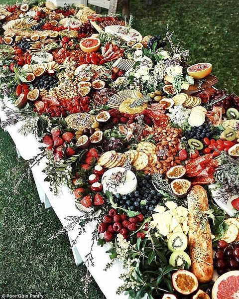 That a grazing table will end up looking a bit shit?