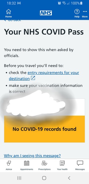 Help, Covid pass disappeared from my app!