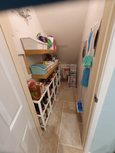 What size/layout for limestone look floor tiles