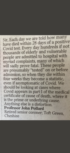 Are people dying of Covid, or with Covid?