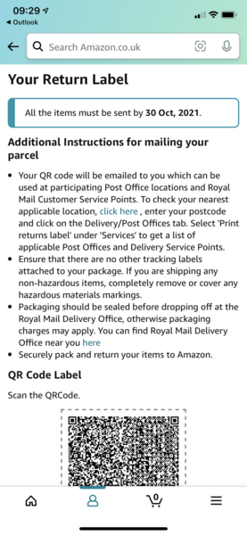 How do I send product back to Amazon?