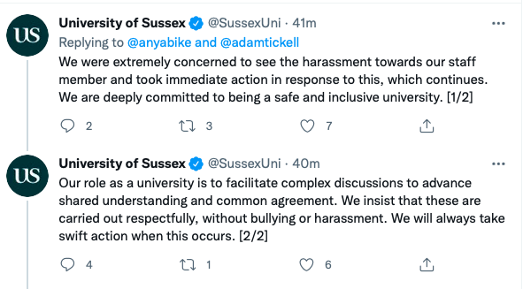 Campaign of bullying and intimidation at Sussex University vs Professor Kathleen Stock