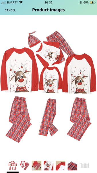 Matching Christmas PJ's