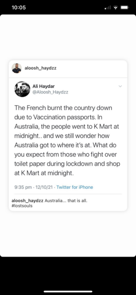 Australia/New Zealand New Thread