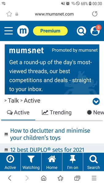 Can threads that I hide be made invisible to me, in 'Trending'?