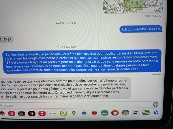 Can anyone translate this please? It’s French.