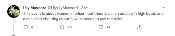 WPUK: A Woman’s Place is NOT in prison