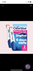 First response pregnancy test