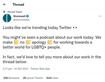 14th October 'Nolan Investigates' podcast - Stonewall?