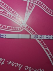 Faint positive line on pregnancy test